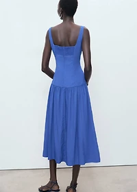 Flared cotton dress