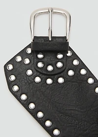 Studded sash belt