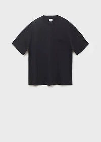 T-shirt 100% cotton boxy fit pocket