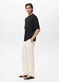 T-shirt 100% cotton boxy fit pocket