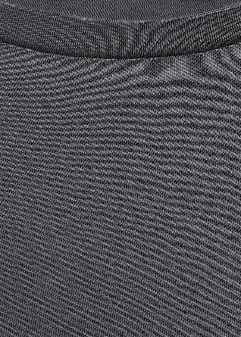 Two-piece plain cotton pajamas
