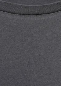 Two-piece plain cotton pajamas