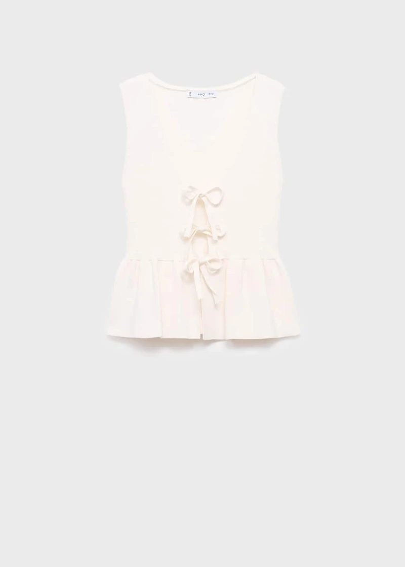 Bows knit top