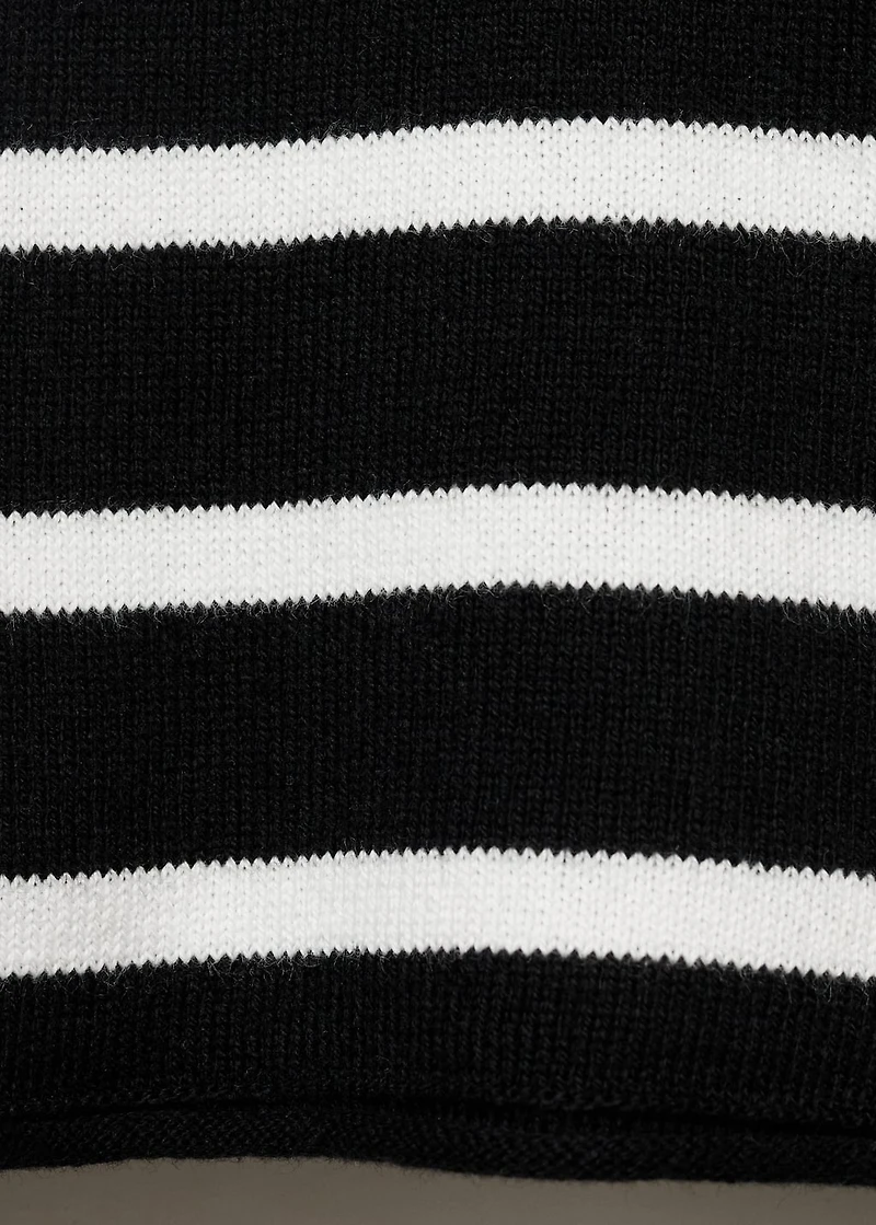 Knit striped sweater
