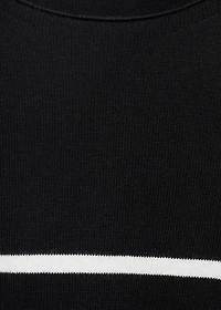 Knit striped sweater