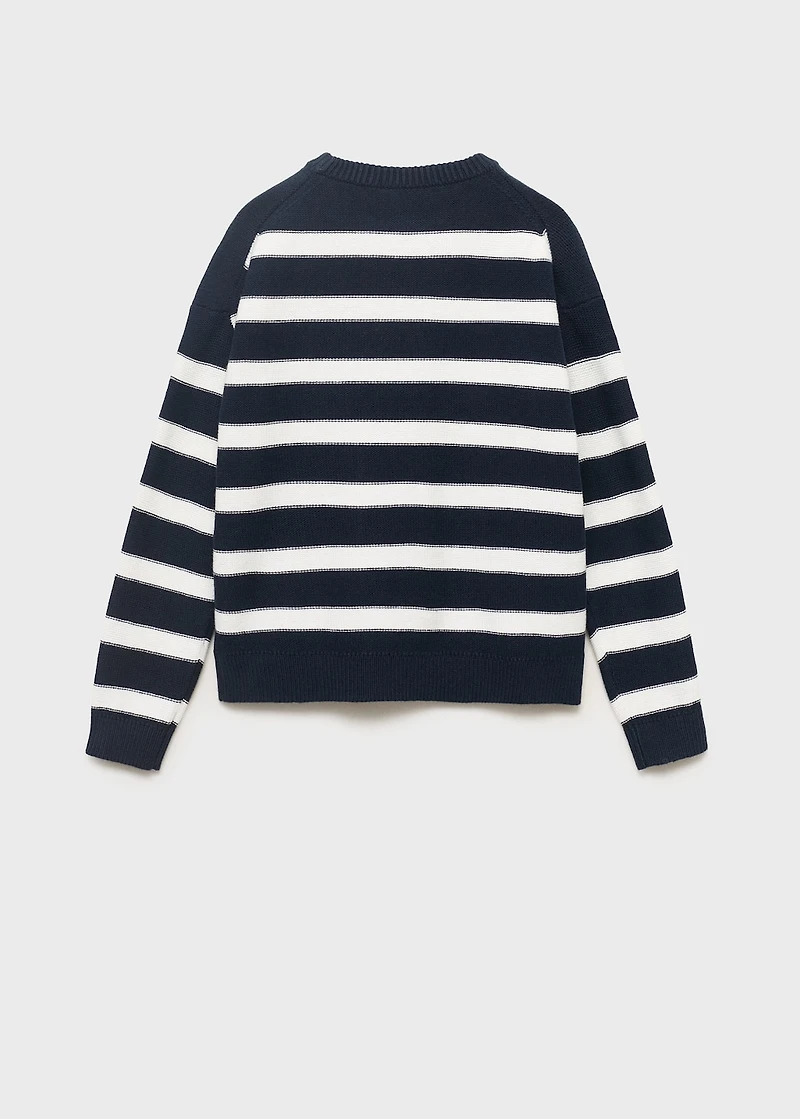 Knit striped sweater