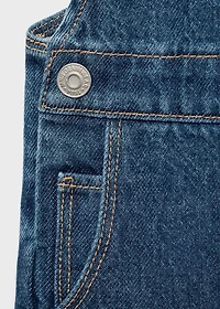 Denim cotton dungarees