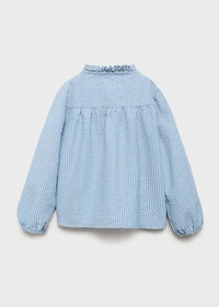 Striped cotton blouse