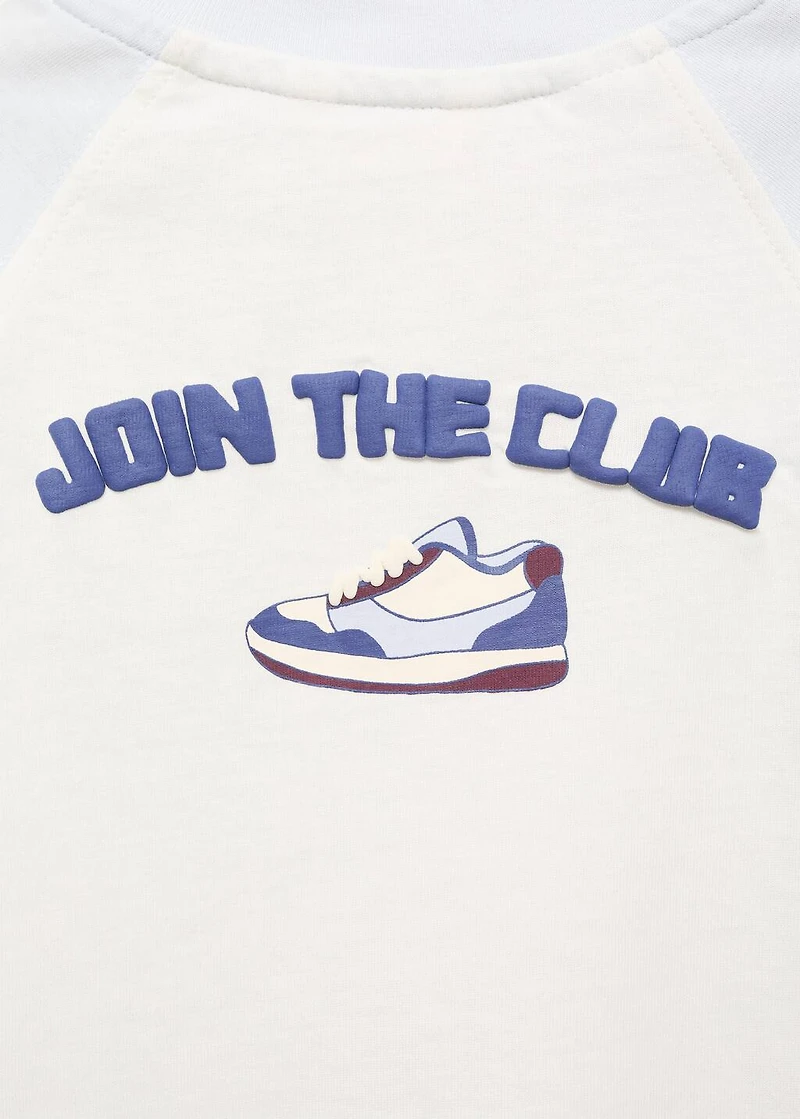 Combined printed T-shirt