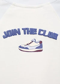 Combined printed T-shirt