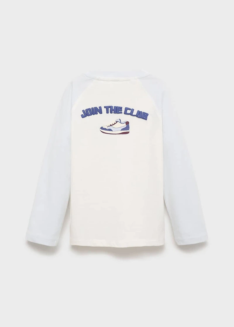 Combined printed T-shirt