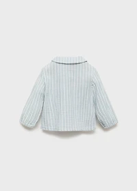 Stripe-print shirt