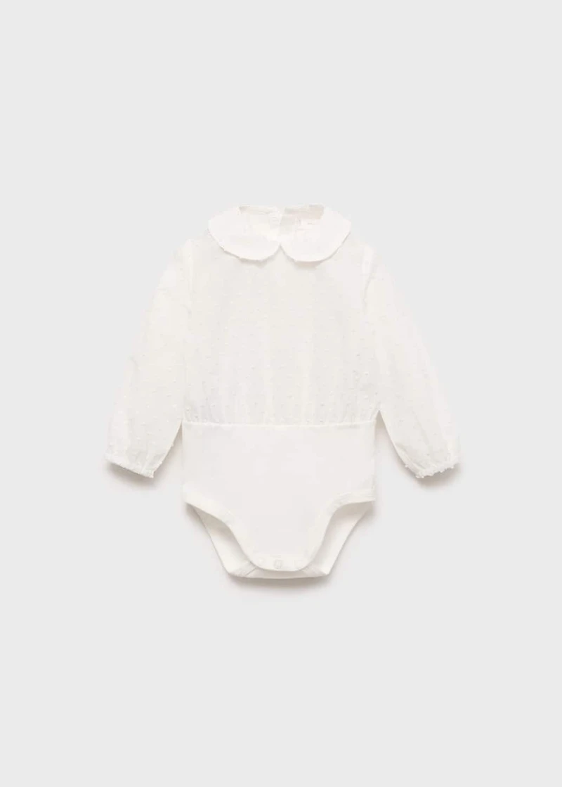 Baby-neck bodysuit