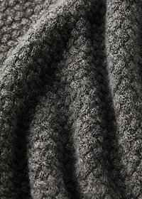 Children's cashmere wool knitted blanket