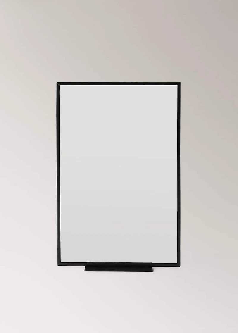 Metal vanity mirror