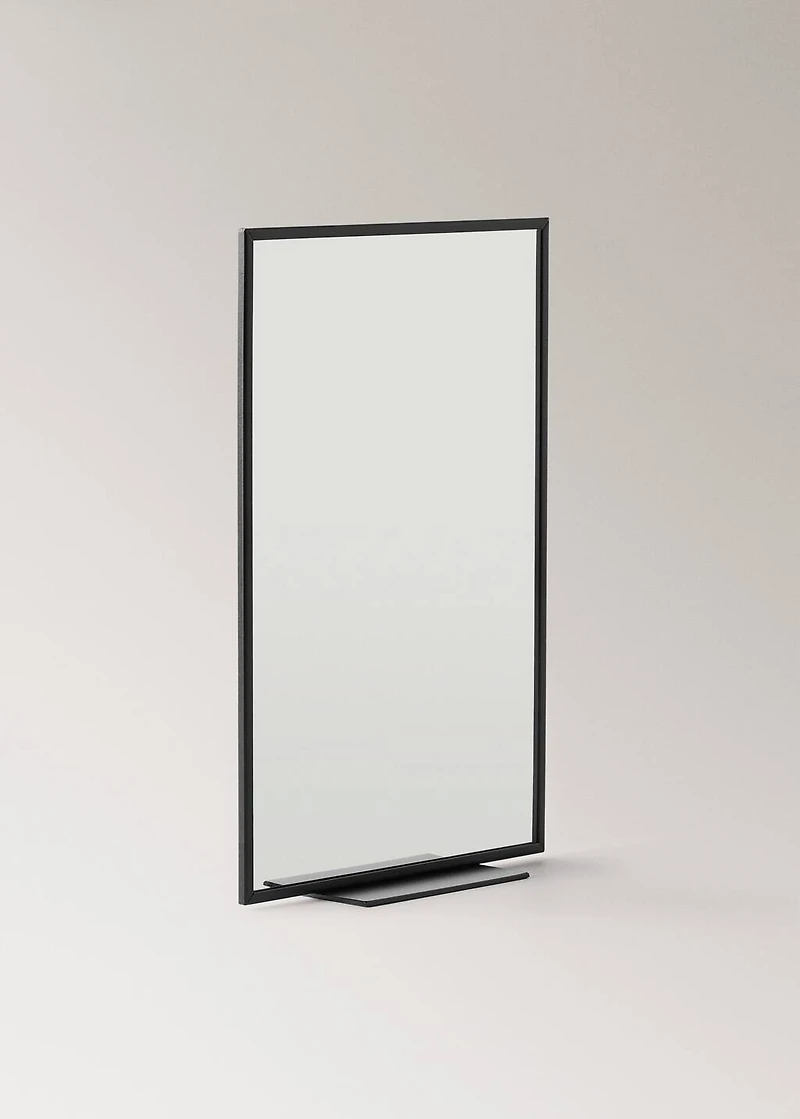 Metal vanity mirror