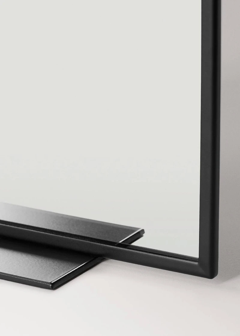 Metal vanity mirror