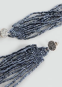 Long beaded earrings