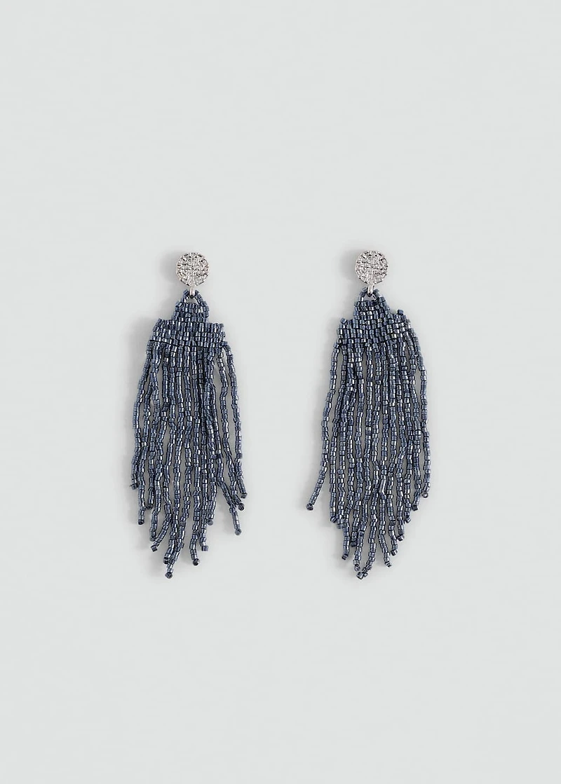Long beaded earrings
