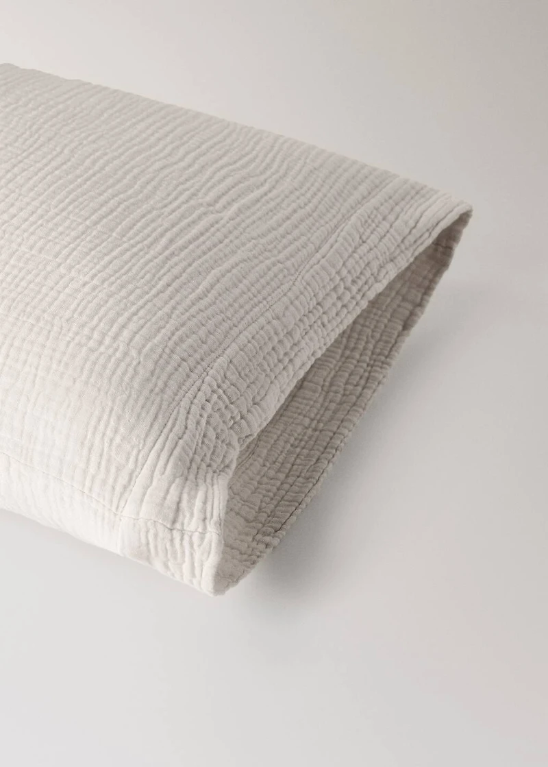 Cotton gauze pillowcase 45x110 cm