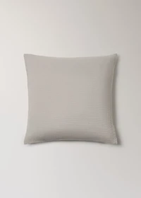 Two cotton chiffon pillowcases 60x60 cm