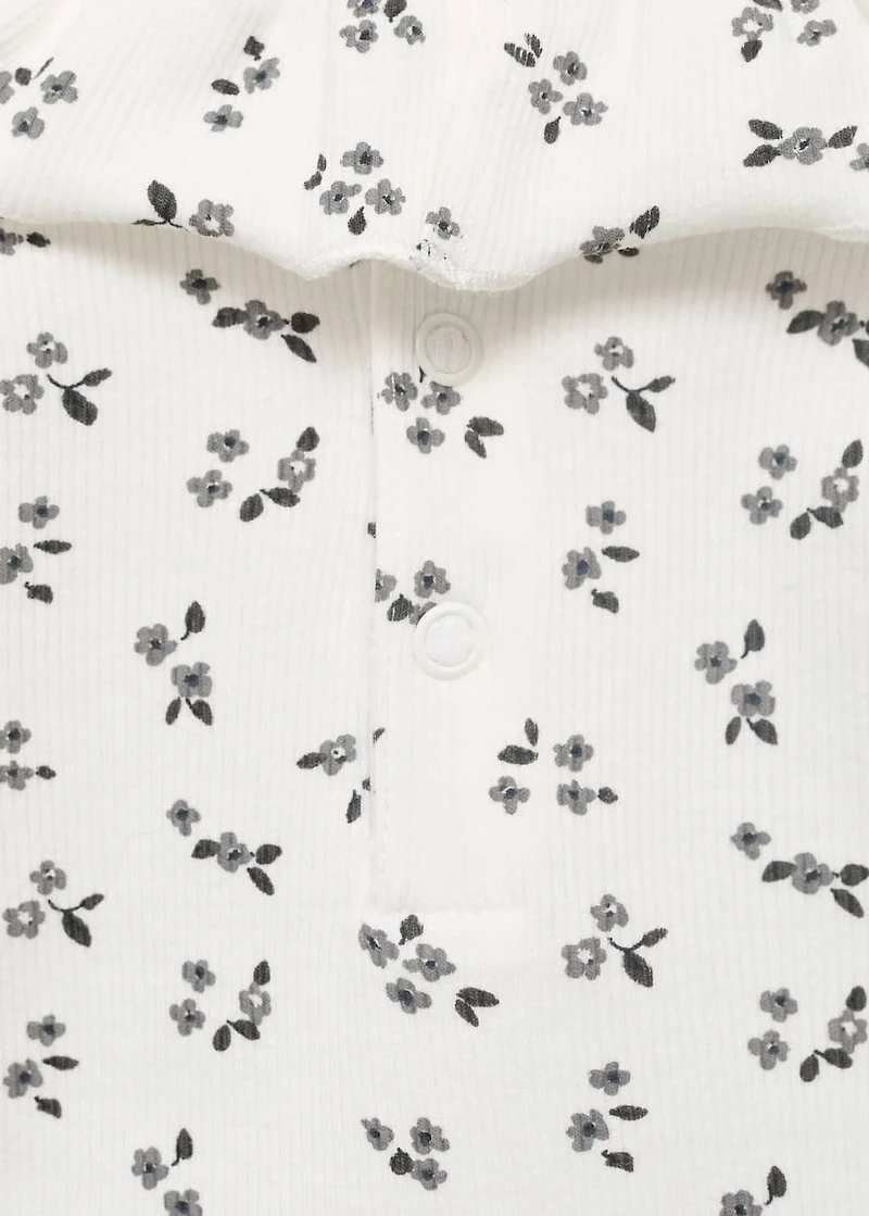 Floral ribbed body