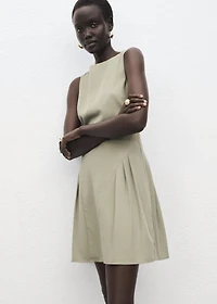 Short pleated dress