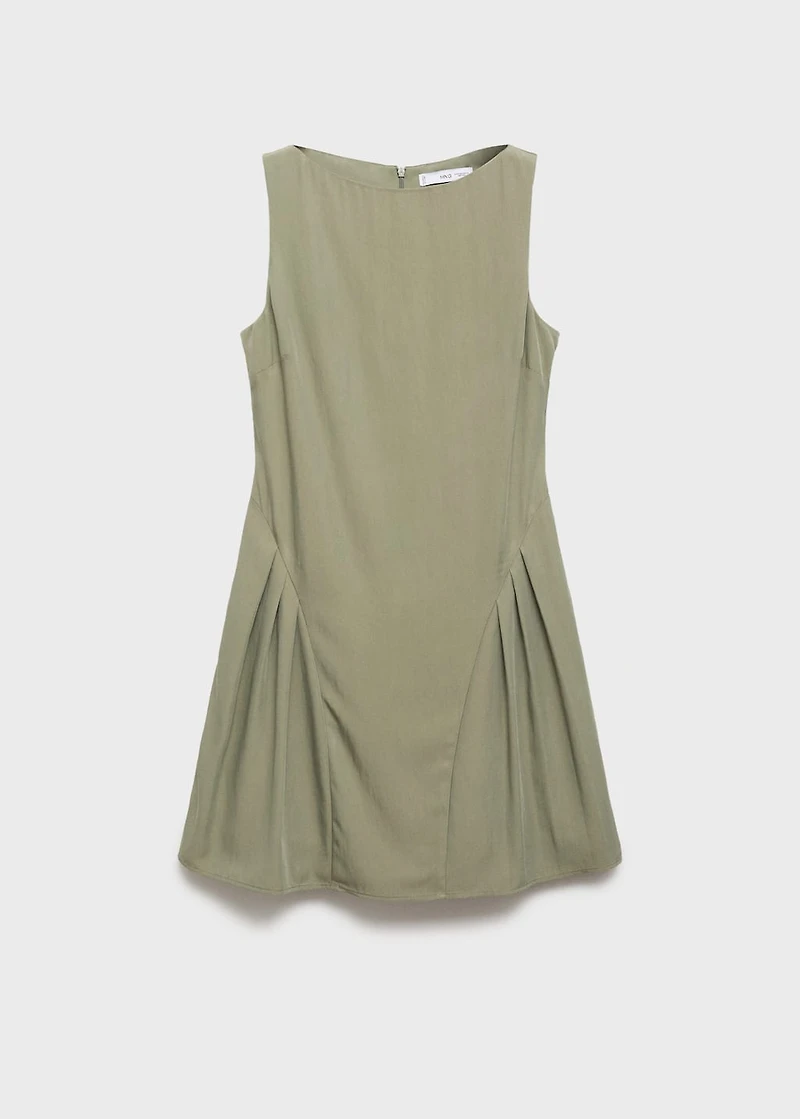 Short pleated dress