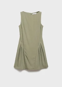 Short pleated dress