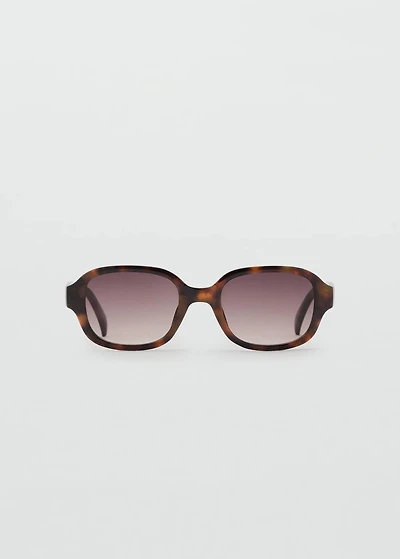 Semi-transparent frame sunglasses