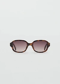 Semi-transparent frame sunglasses