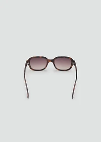 Semi-transparent frame sunglasses