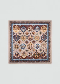 Paisley satin scarf