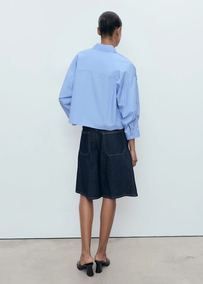 Pocket oversize shirt