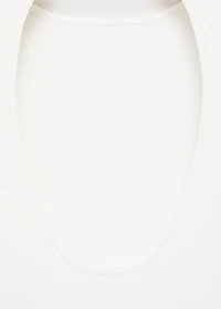 Open-back knitted dress