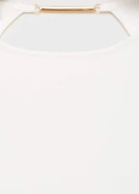 Open-back knitted dress