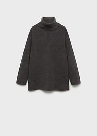 Turtleneck knit sweater