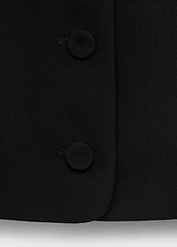 Suit vest with buttons