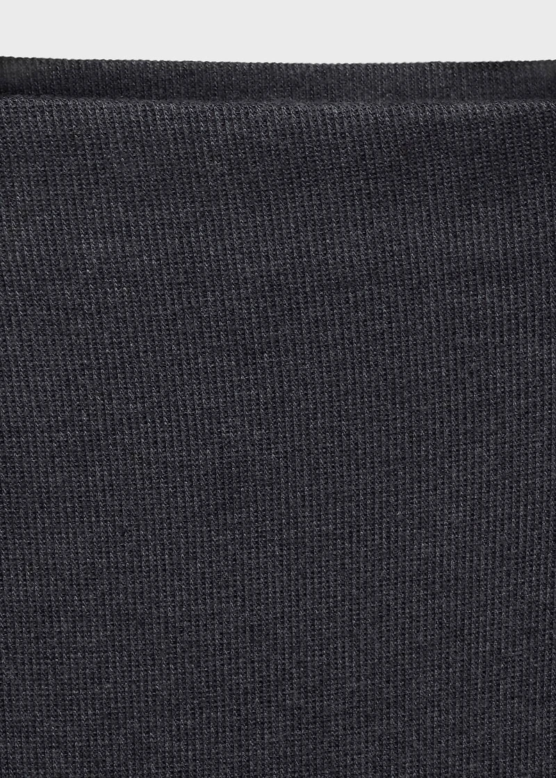 Long-sleeved boat-neck t-shirt