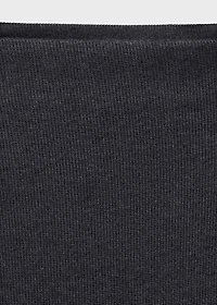 Long-sleeved boat-neck t-shirt