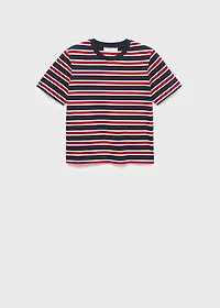 Striped cotton T-shirt