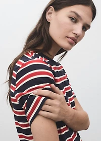 Striped cotton T-shirt