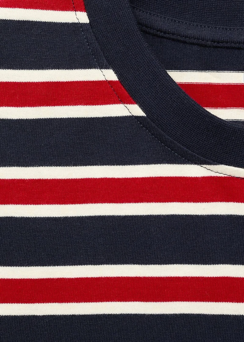 Striped cotton T-shirt