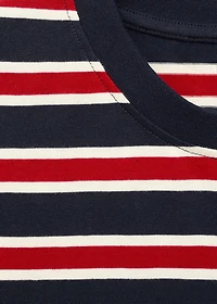 Striped cotton T-shirt