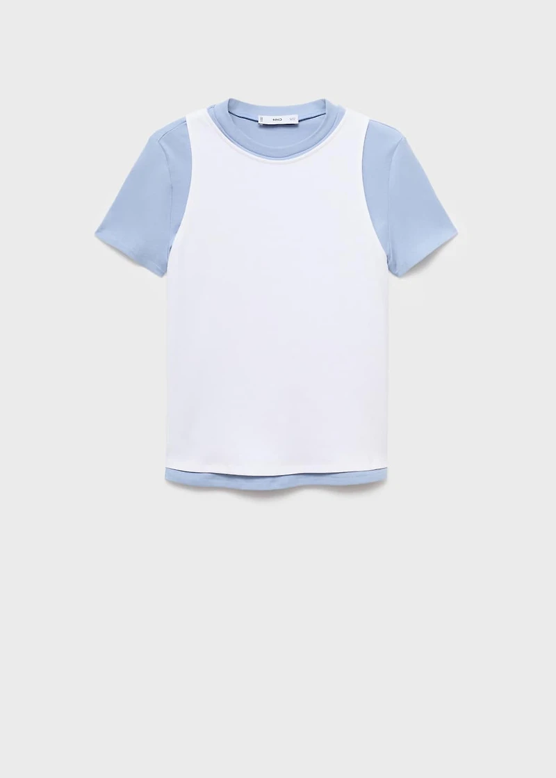 Double cotton t-shirt