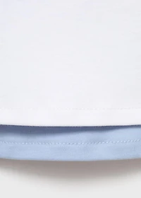 Double cotton t-shirt