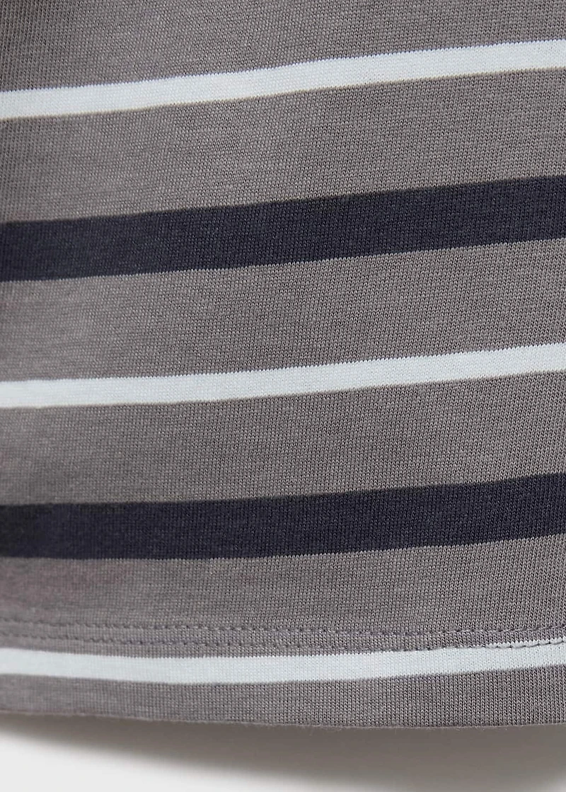 Striped cotton T-shirt