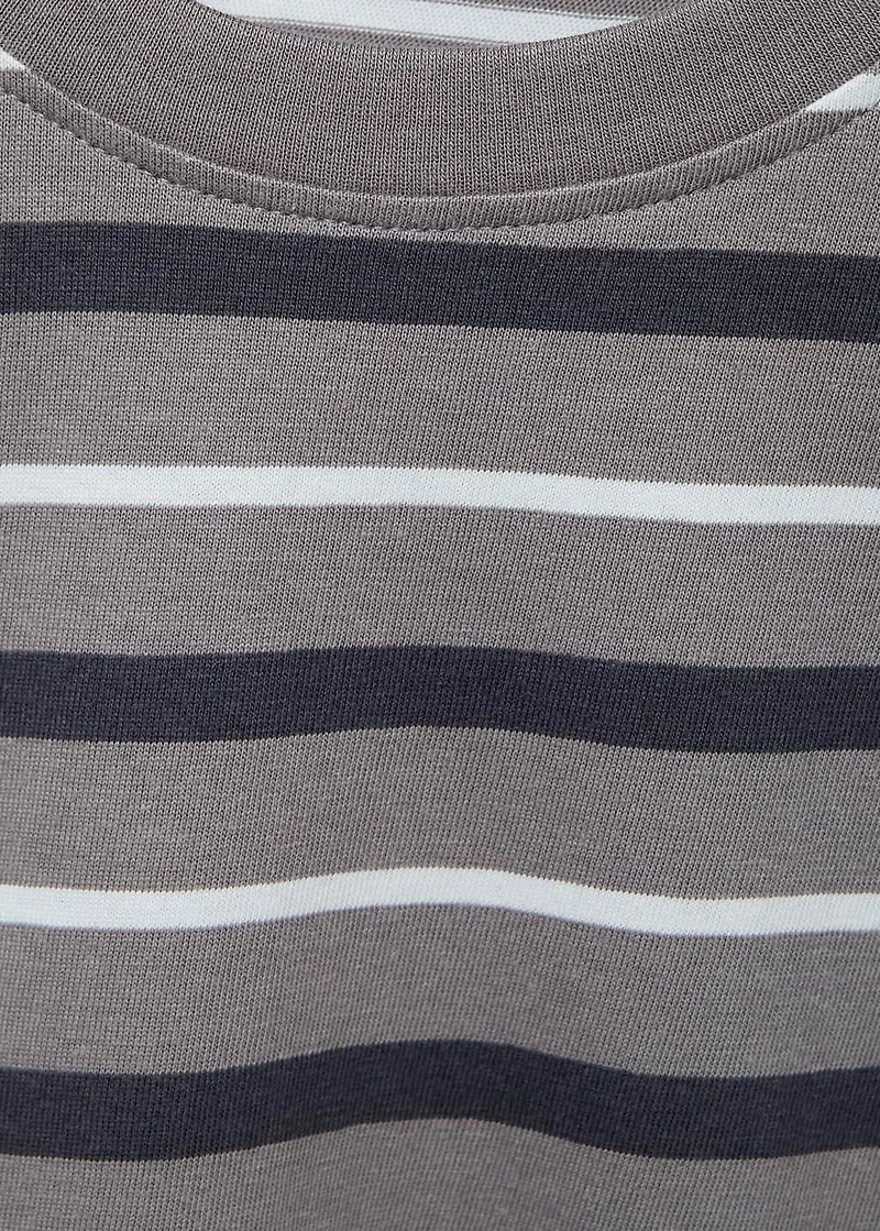 Striped cotton T-shirt