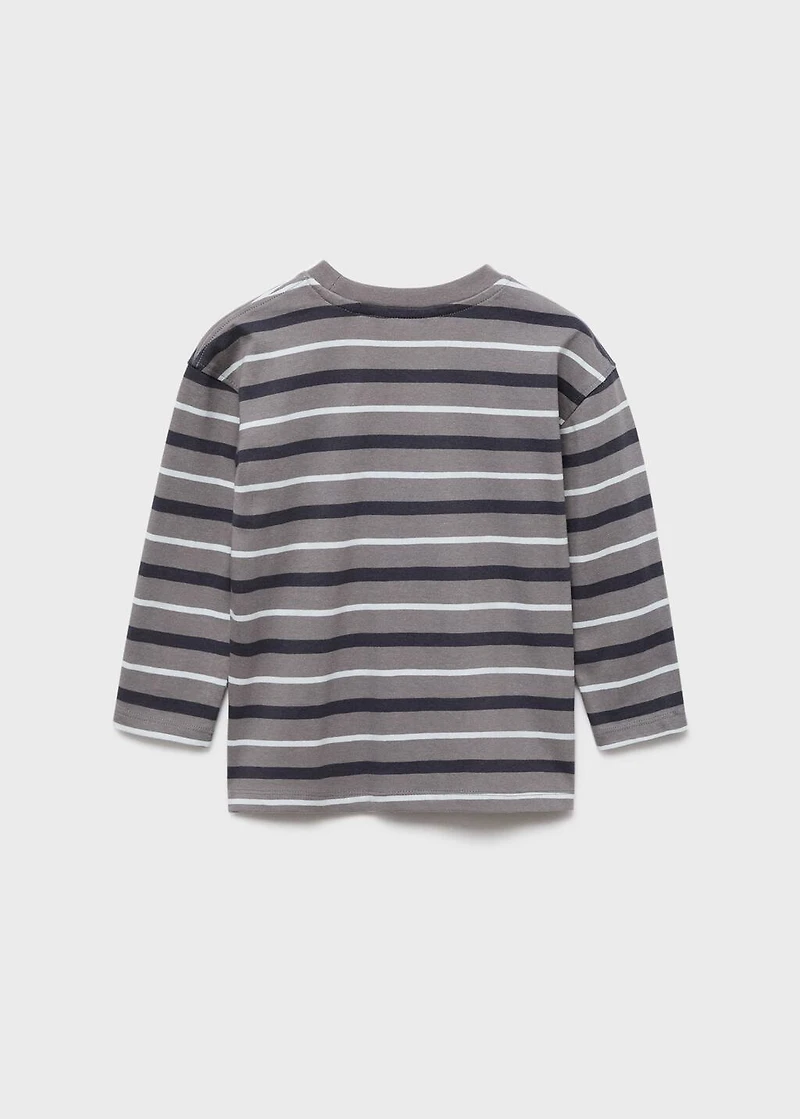 Striped cotton T-shirt