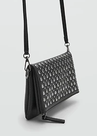 Studded shoulder bag
